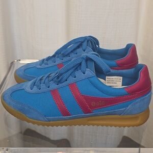 Gola Classics Women's Tornado SneakersSapphire/Fluro Pink